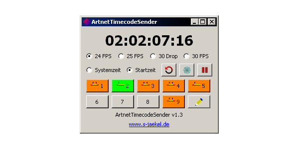 artnet-timecode